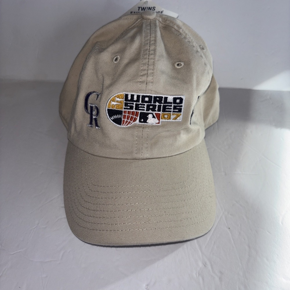 Colorado Rockies World Series Baseball Cap 2007 Twins Enterprises Dad Hat